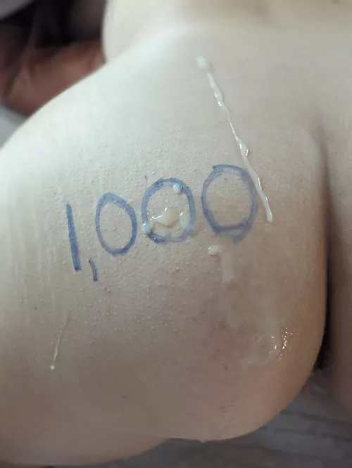 My wife's ass looks good covered in cum.