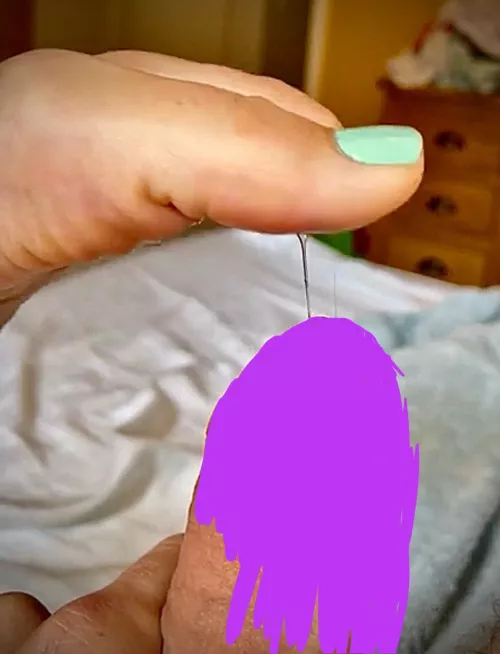 Pre cum big toe