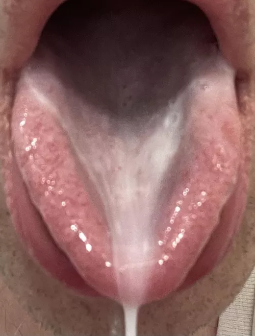 So much cum in my mouth