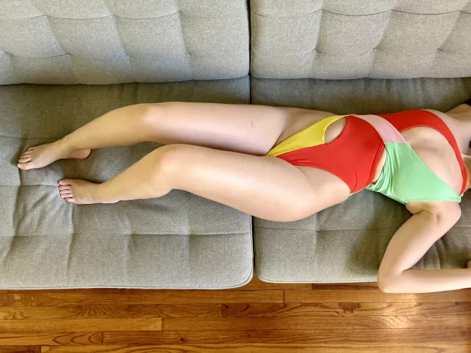 There is one more color left to complete my wonderful pallet.... Love my new one-piece...