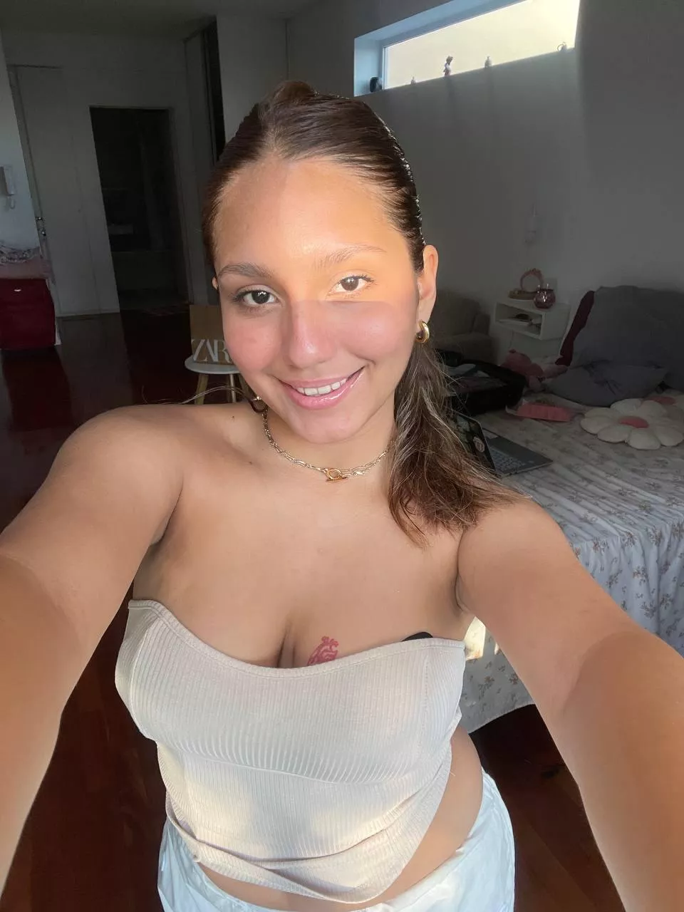 What would you do if I'd take my crop top off in front of you