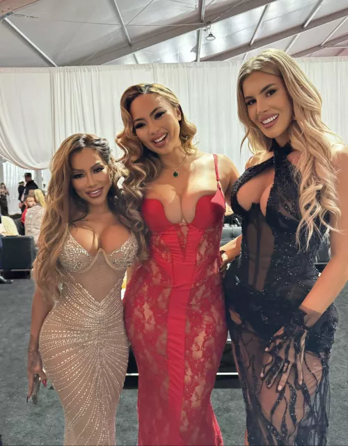 At AVN awards with Kazumi & Ema Karter