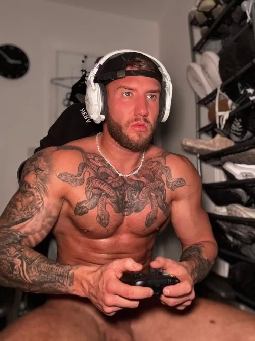 Can you dare play with my cock when others are watching?