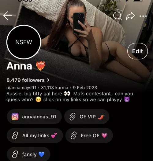 Follow me for the good stuff @annaannas_91