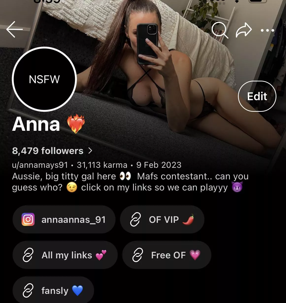 Follow me for the good stuff @annaannas_91