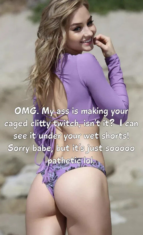 Her cruel comments actually excite you more, don’t they? 