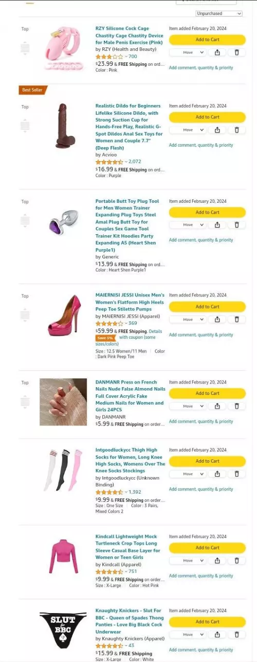 I have an Amazon wishlist 🤪♠️