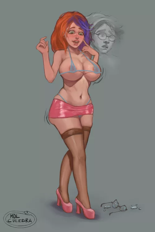 [OC] Bimbo TF pinup