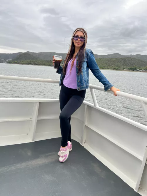 Out on the water felt cute :)