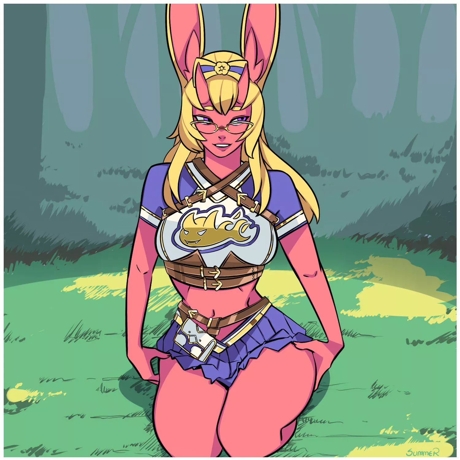 Rei's thighs are very soft (MaeveBestGirl, Summer)