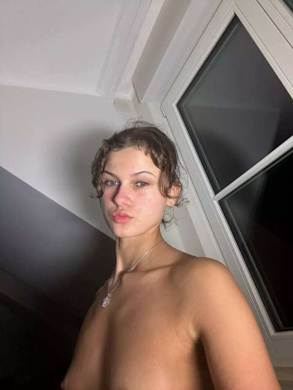 Where would you aim, my innocent face or my tits ?