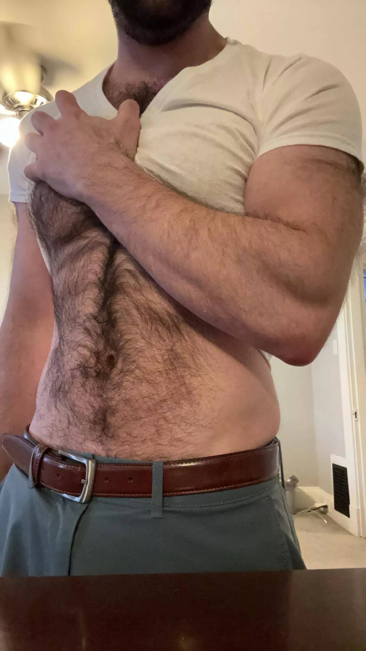 Begrudgingly getting ready for work