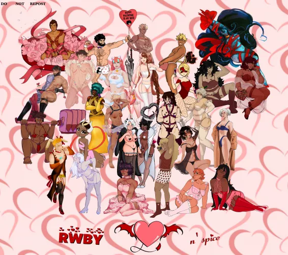 enanblw gathered together 10 RWBY fanartists for a group collab HeartsNSpice project. the artists will be included in the source link.