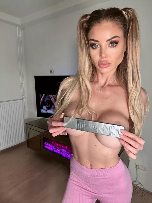 Give my boobies a hot massage.