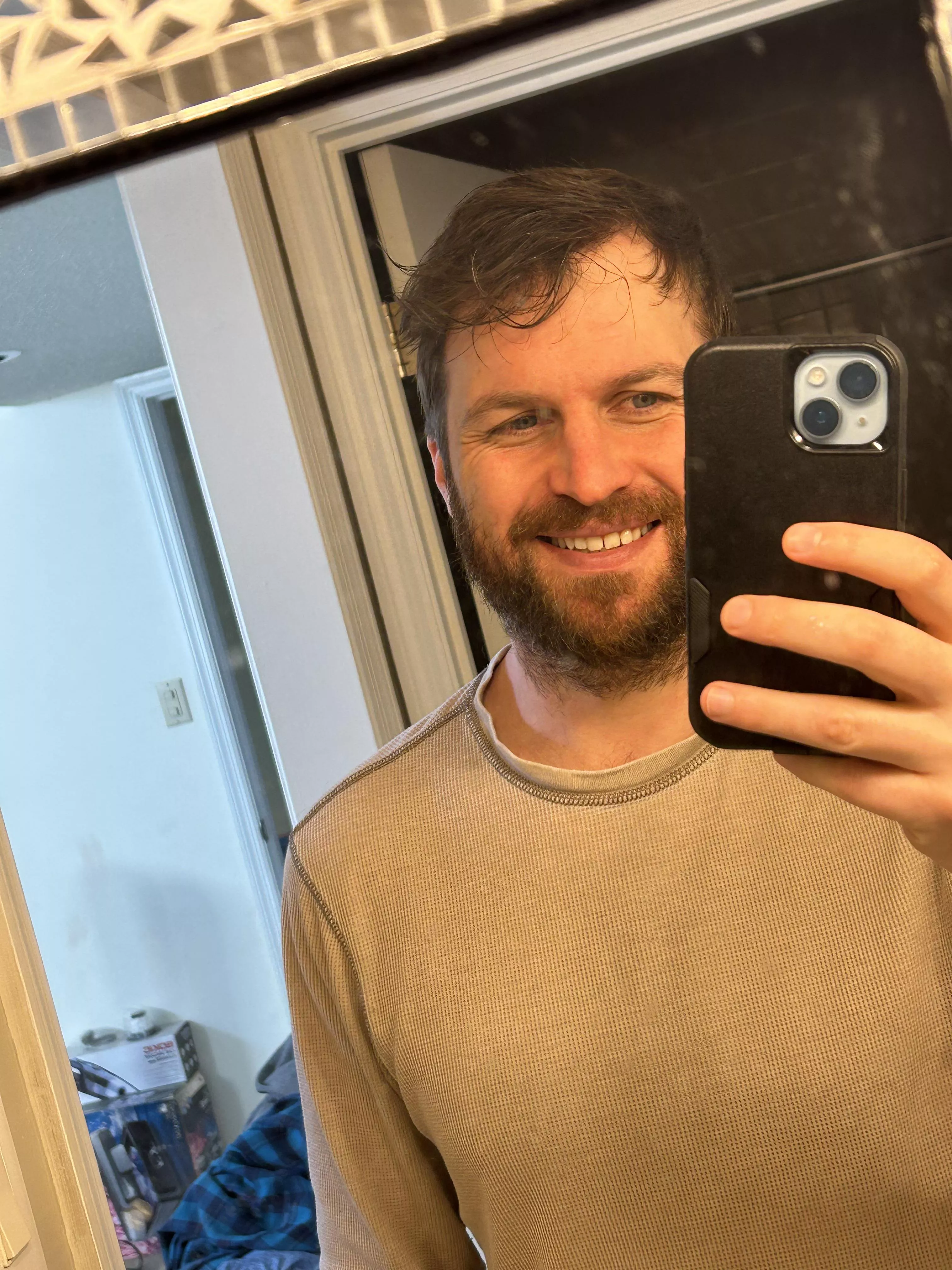 I love this trashy shirt (not that it’s ugly it’s just 11 years old) 