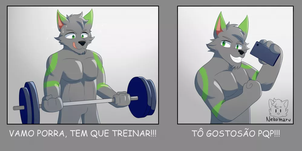 Kiwid's Workout (commission by me)