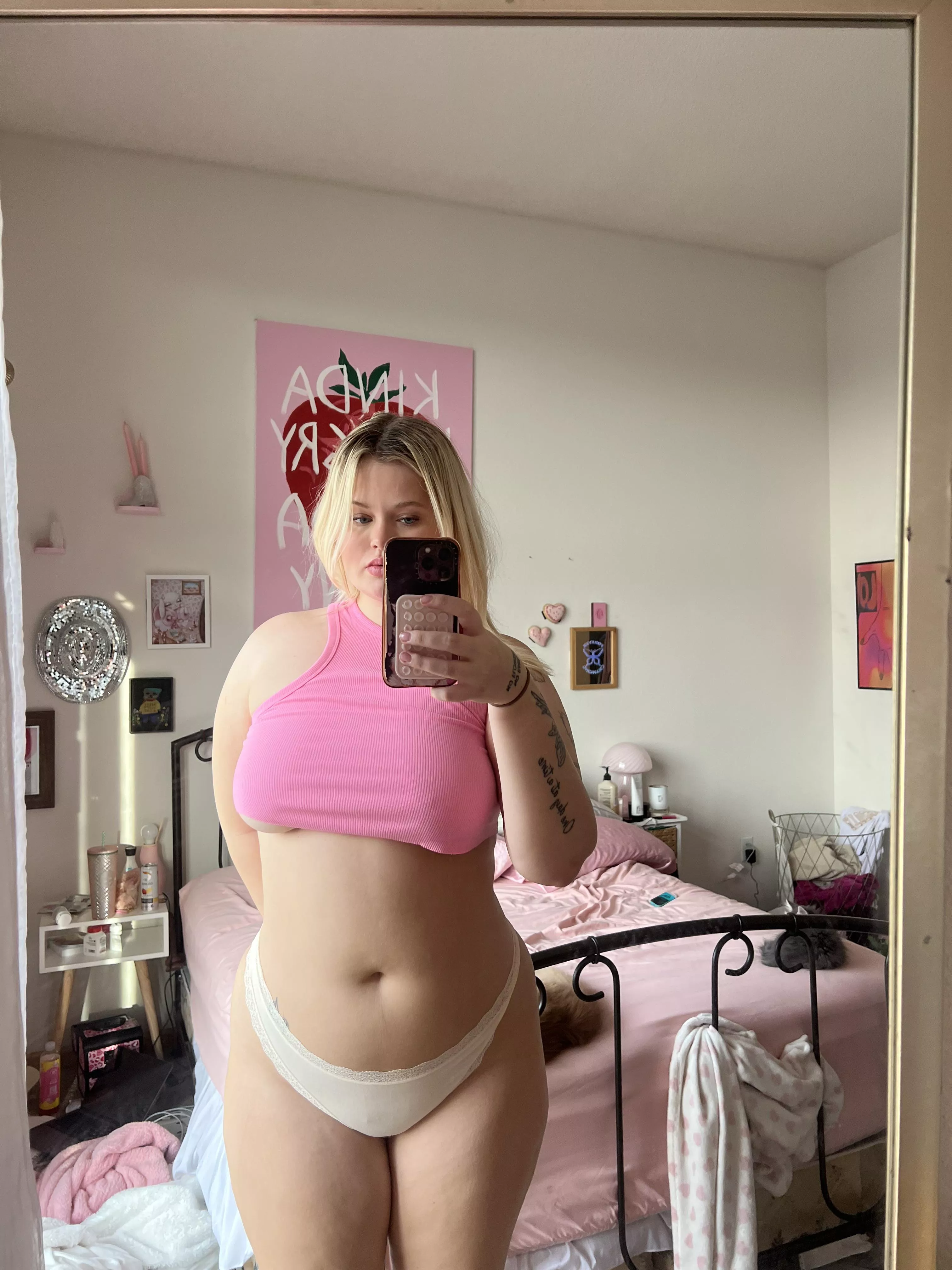 No point of even wearing a top at this point 