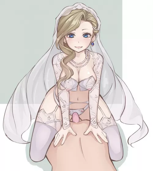 The only way how to spend wedding night. (by kikiu_bd)