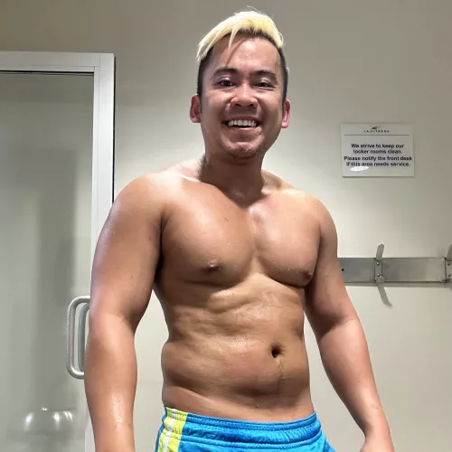 Was asked if my pecs were real. What do you think?  :)