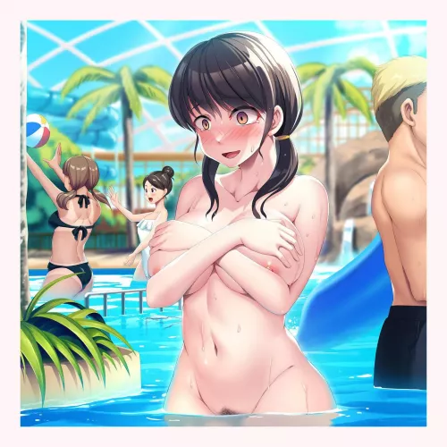 where is her swimsuit?