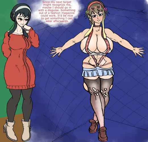 Bimbofication Yor Forger (Cosmic Dairy Prairie)