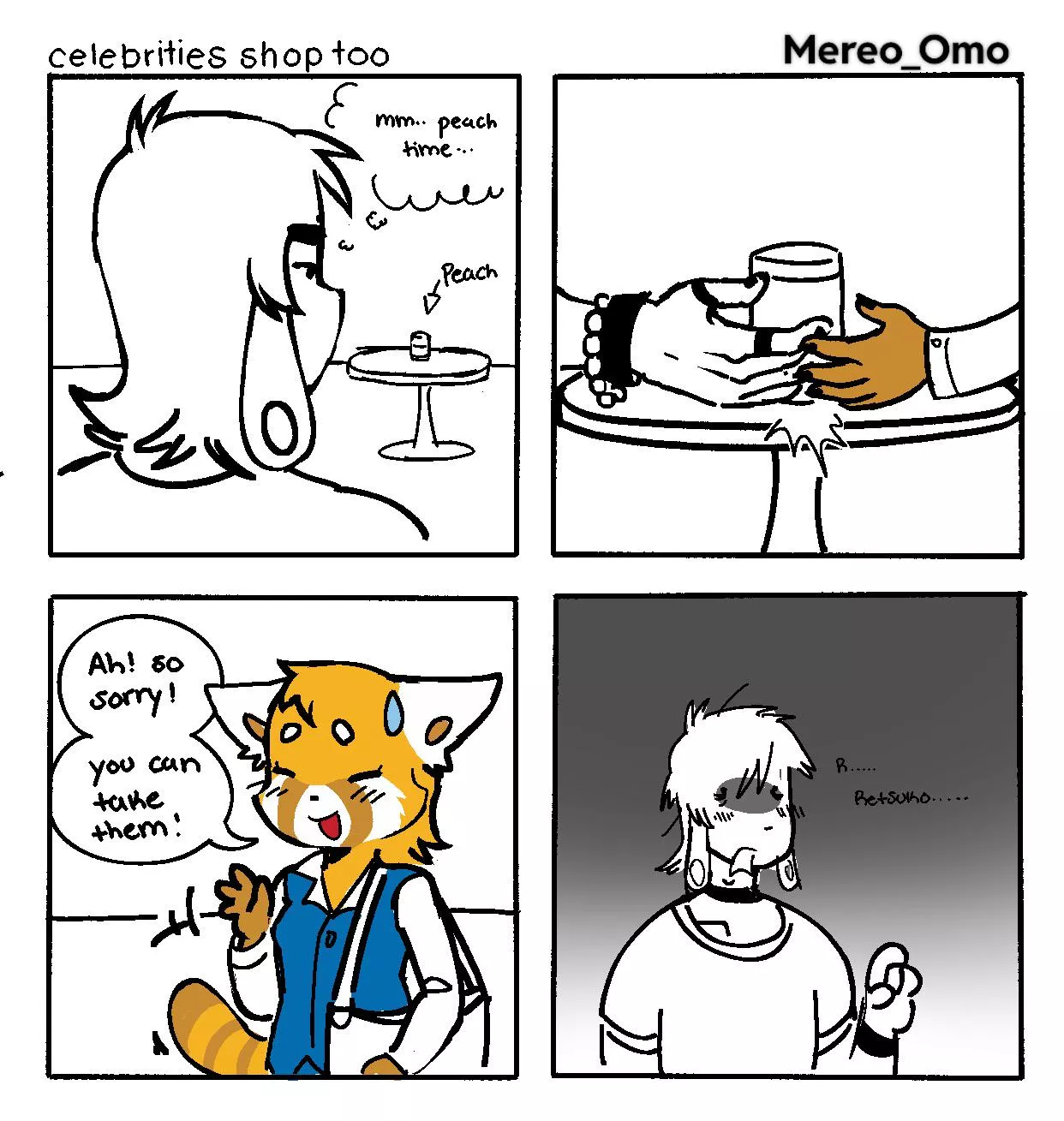 Celebrities shop too