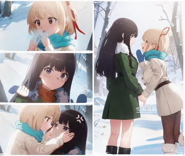 Date on a winter day (By Edgar) [Lycoris Recoil]