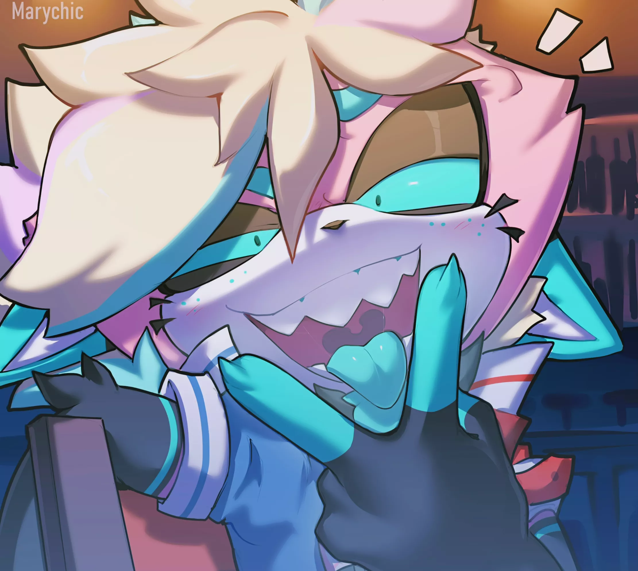 Doing more art of my cat being sassy and smug (Art by me)