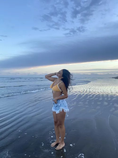 Even a cloudy day is a good day at the beach!