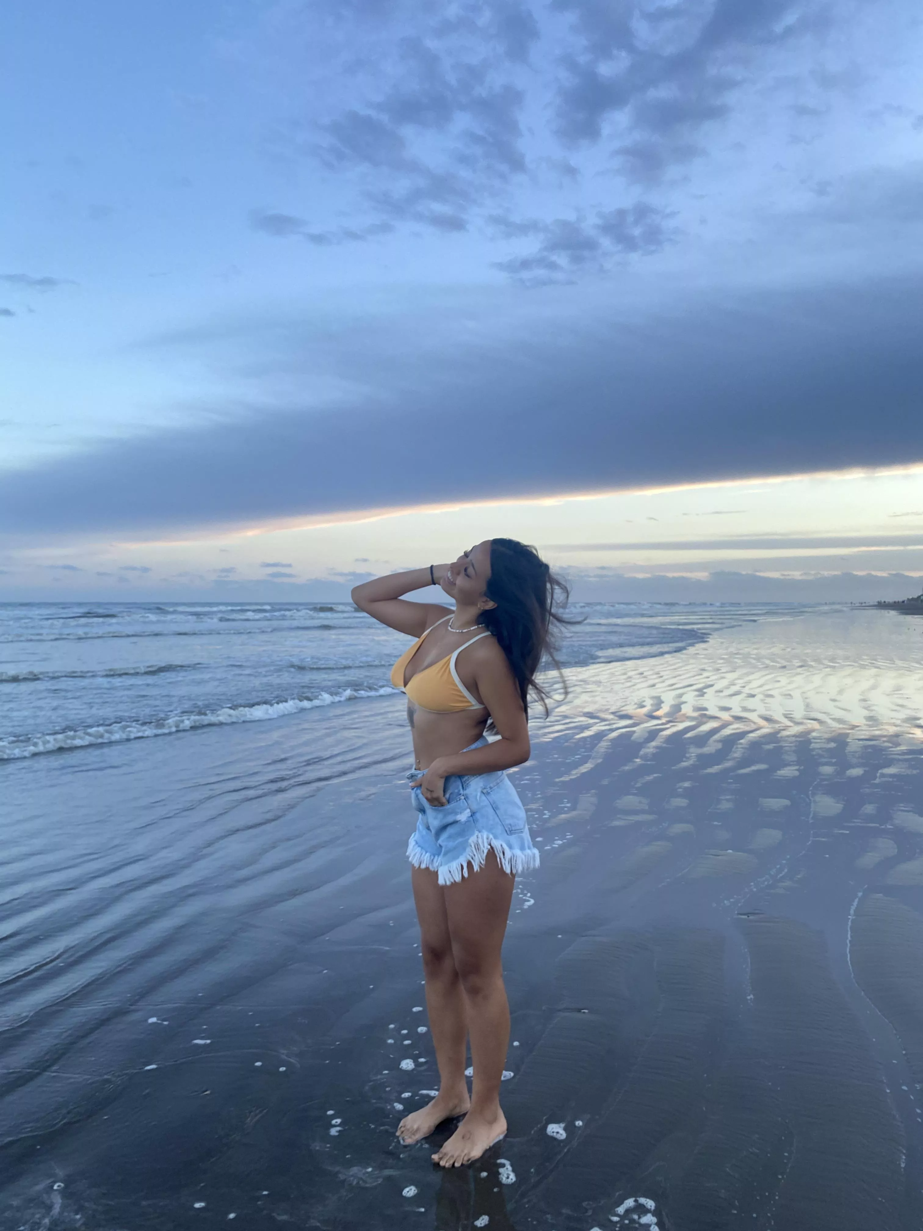 Even a cloudy day is a good day at the beach!