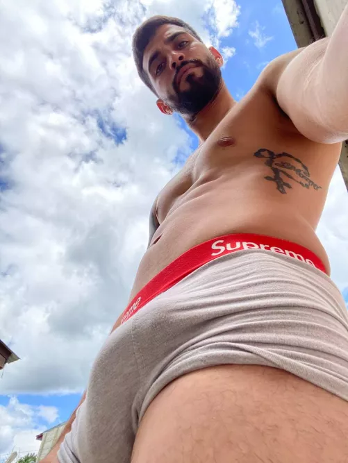 my boxers in the air