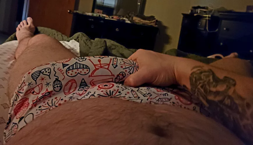 Wife left for work and left the whole bed to myself