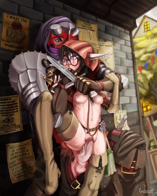 A rogue and the elf (Cr0issant)