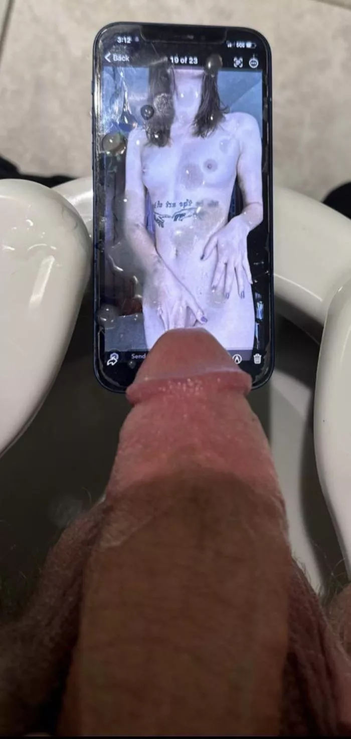 Cuck begs me to leave her leaking with a creampie. Do you think that tight body could handle it all? 