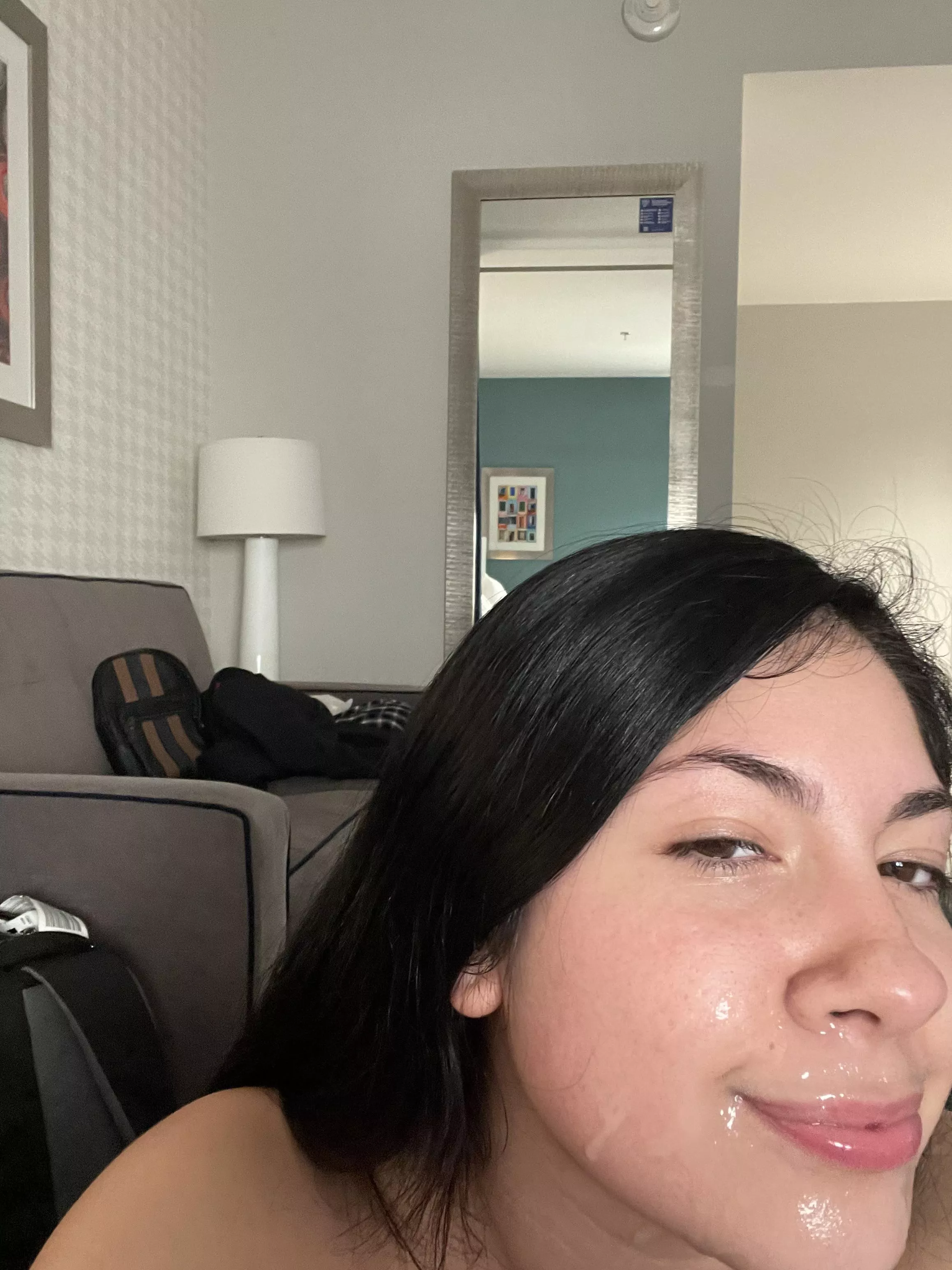 Glazed donut face :)