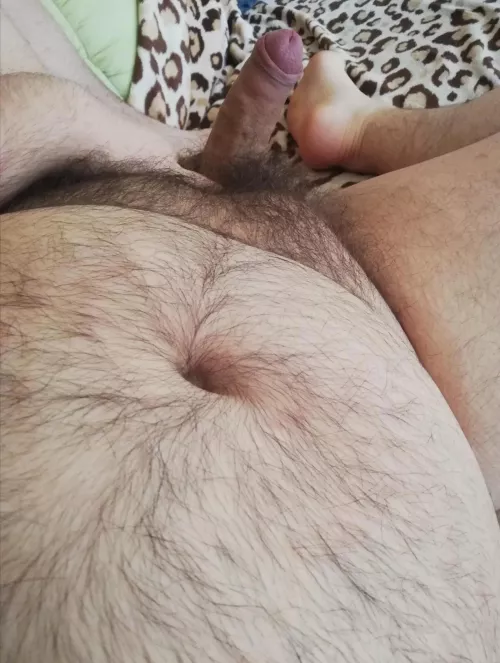Here's some dick and belly (old pic) 