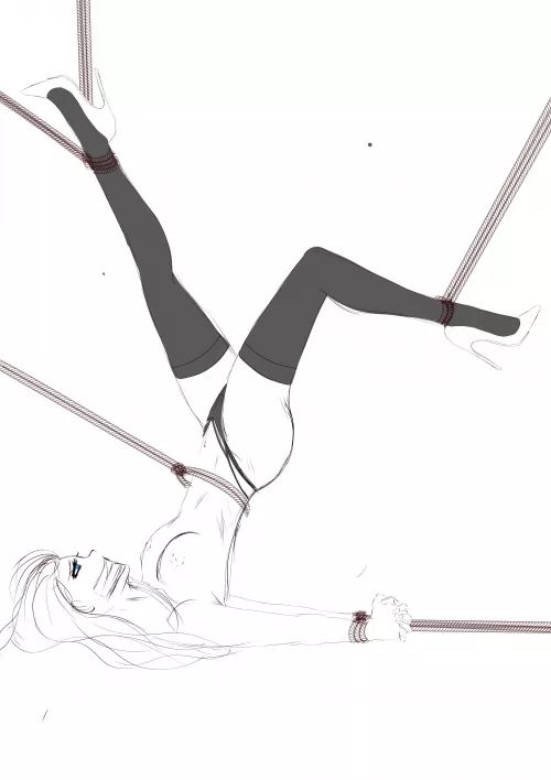 New shibari sketch by me