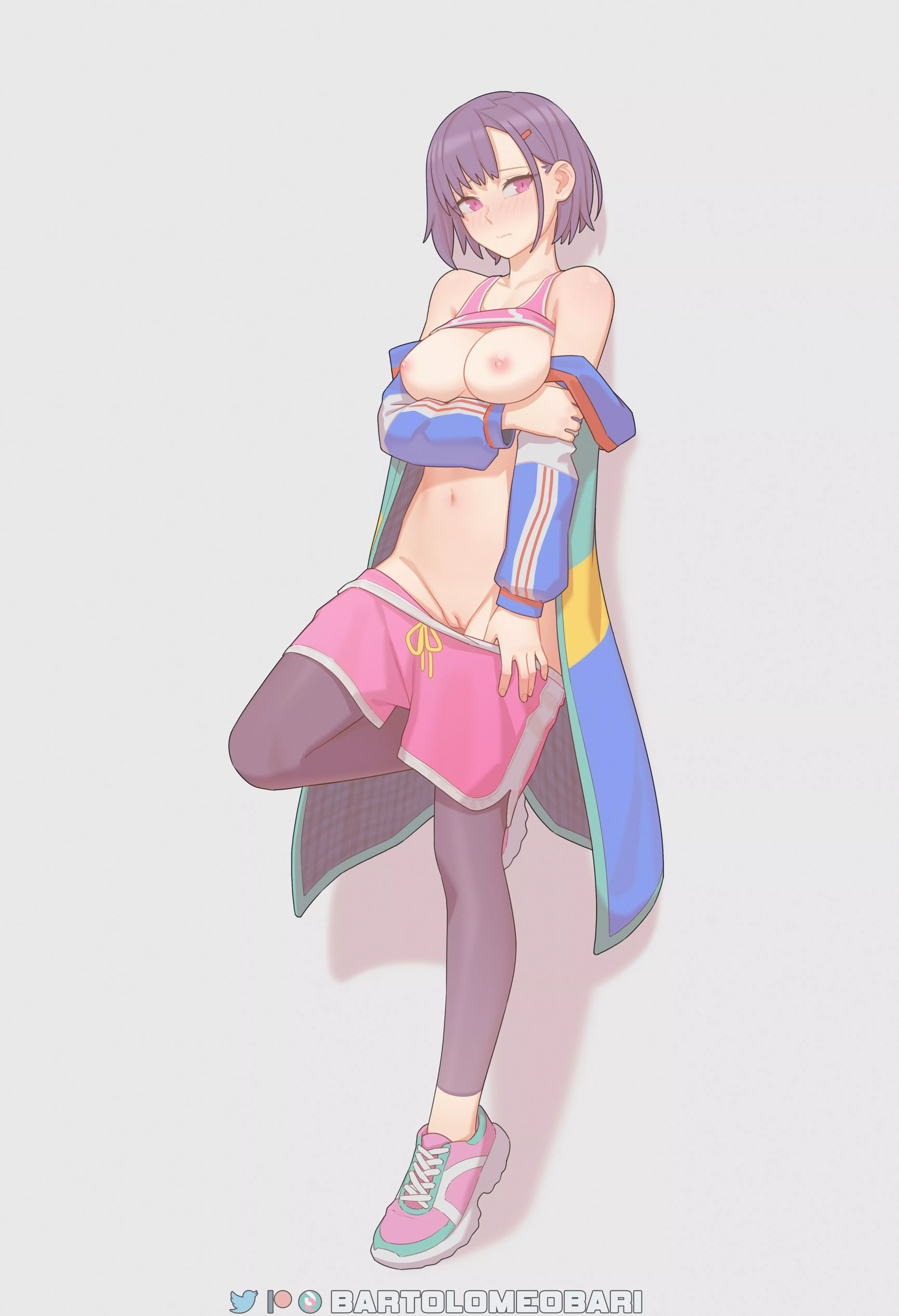 Shizuka Mikazuki stripping off [Zom 100: Bucket List of the Dead] (Bartolomeobari)