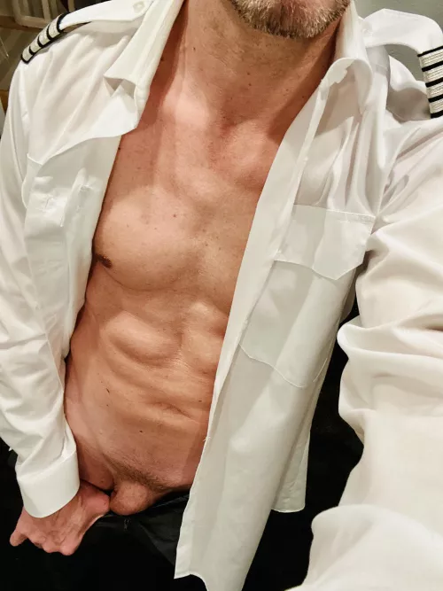 Your pilot is ready for take off…wanna touch my joystick?