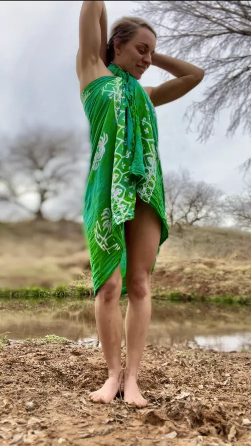 About to go for a dip