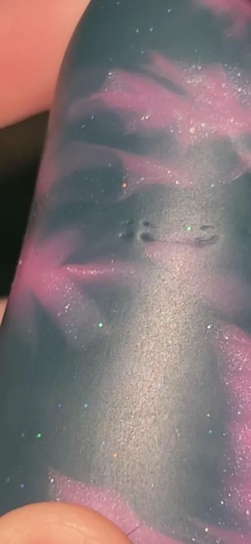 accidentally bit my toy