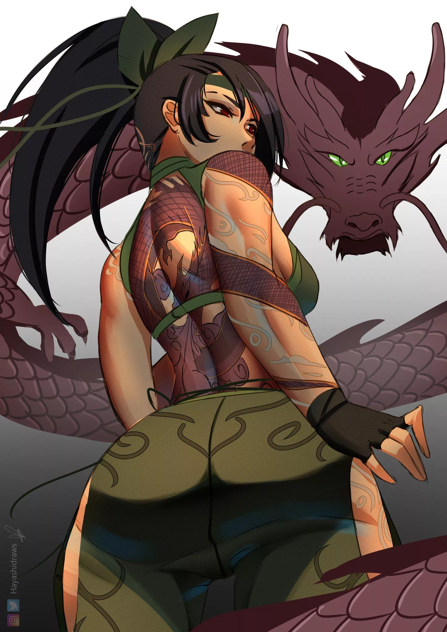 Akali, The Sexy Assassin (HayashiDraws)