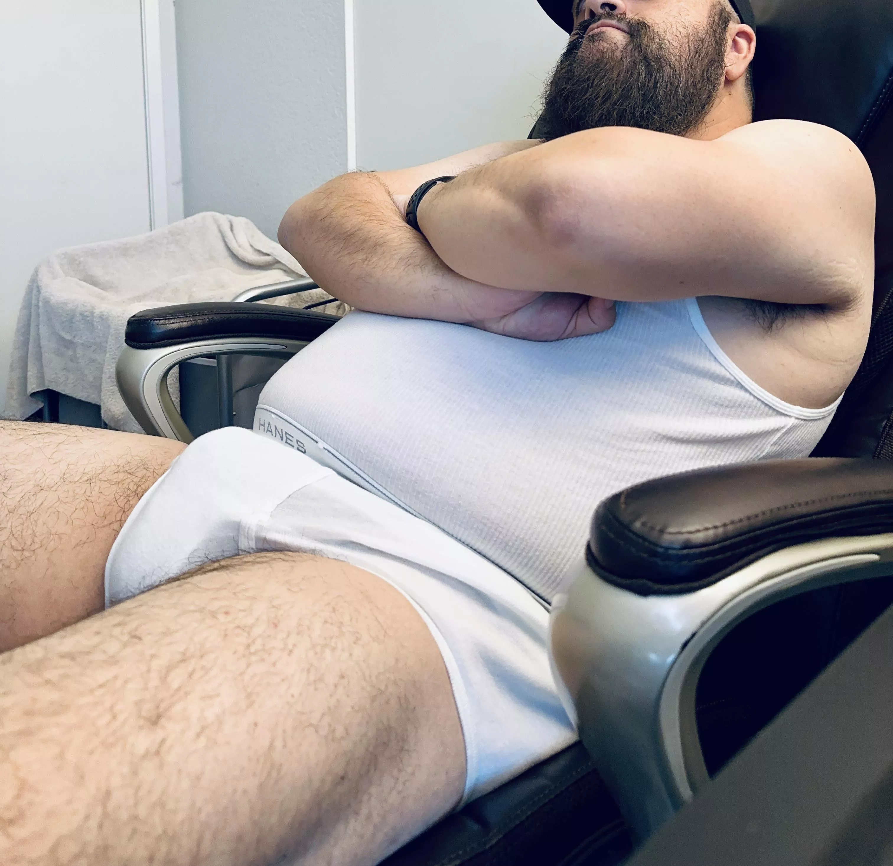 Hey guys. Join my Tighty Whites Telegram group. Link in bio. 😈