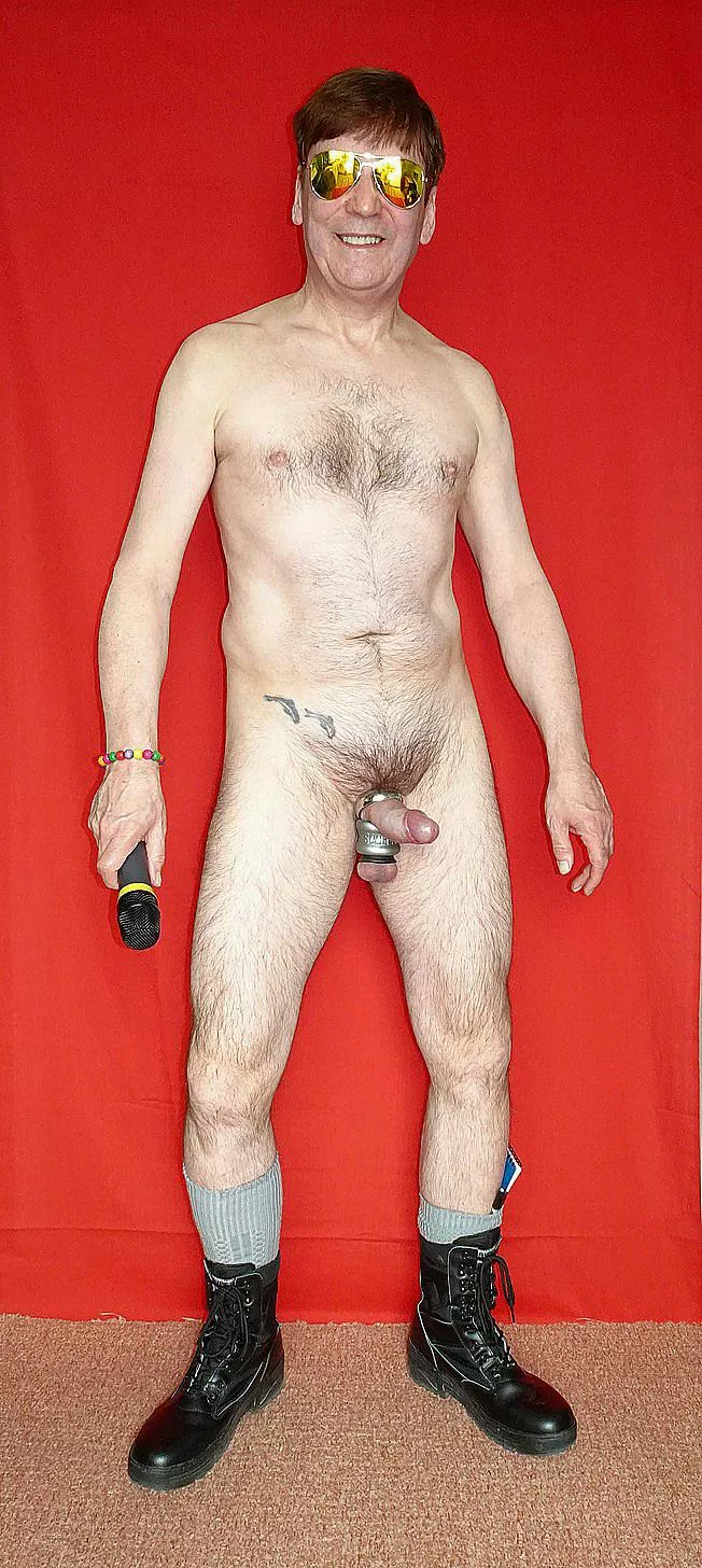 If you were to come up and join me on stage would you like to shake my hand or my dick