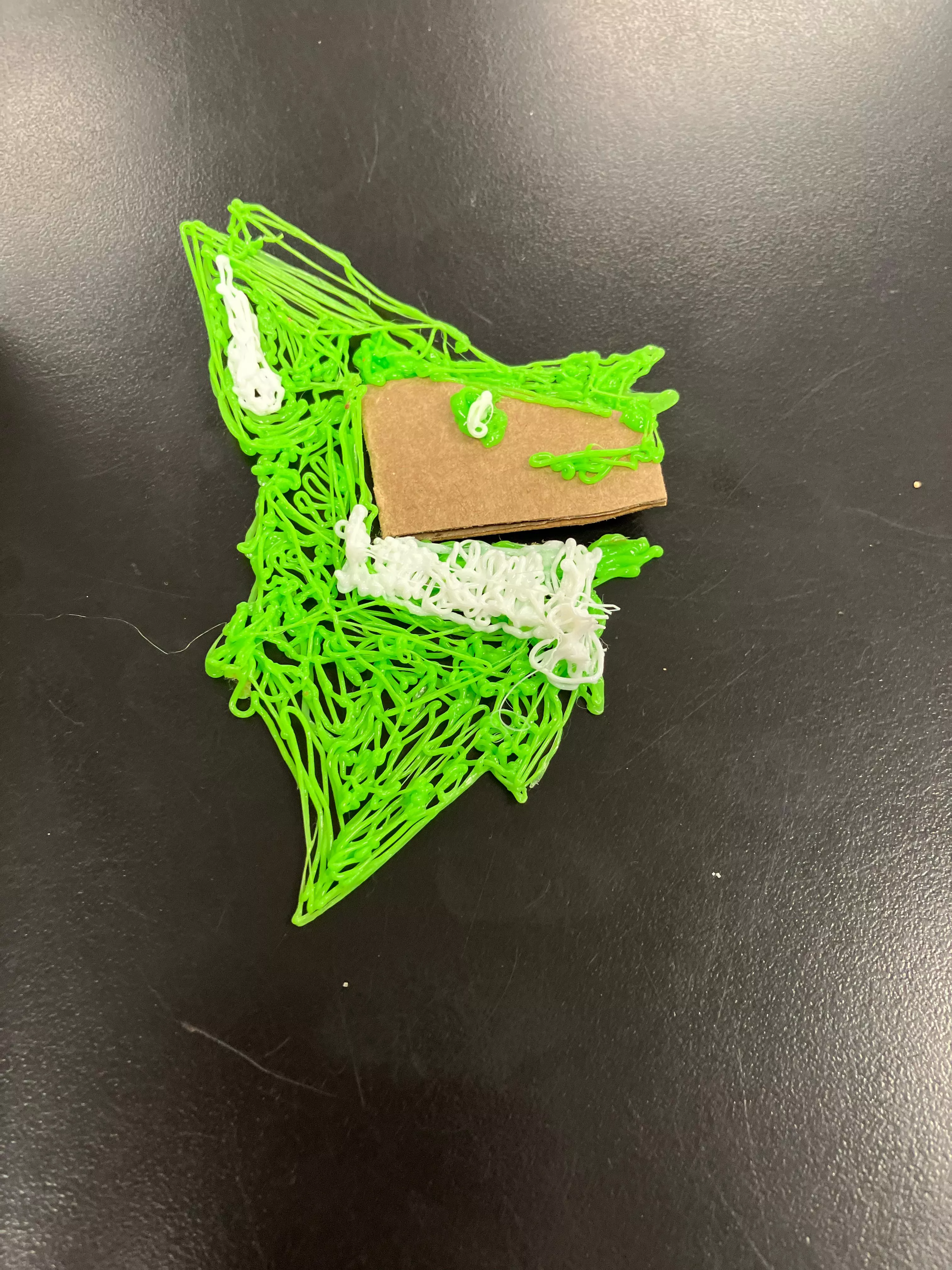 My friend and I made this using a 3D Pen, we think it looks like a protogen!