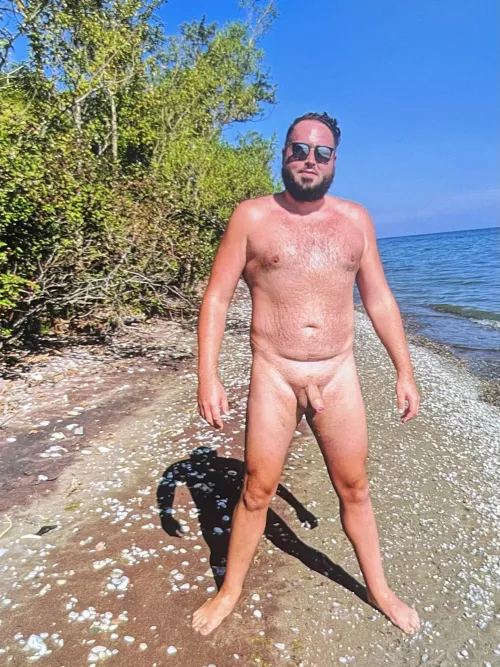 Nude beach pic
