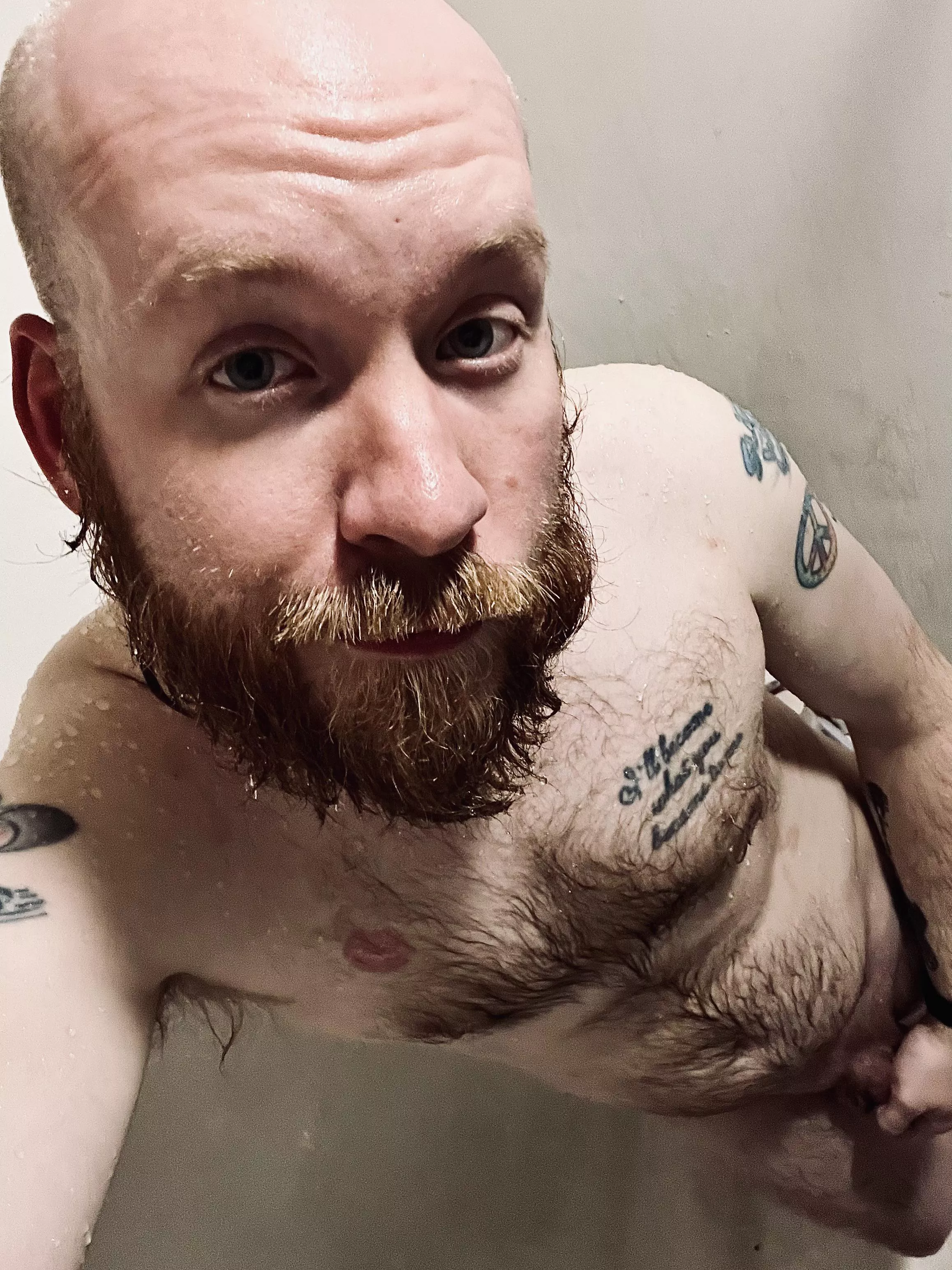 Wanna help me dry off, or jump back in with me?