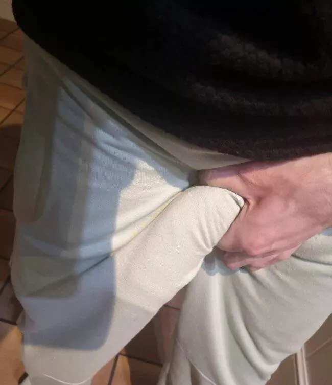 When my wife leaves.. my bulge comes out