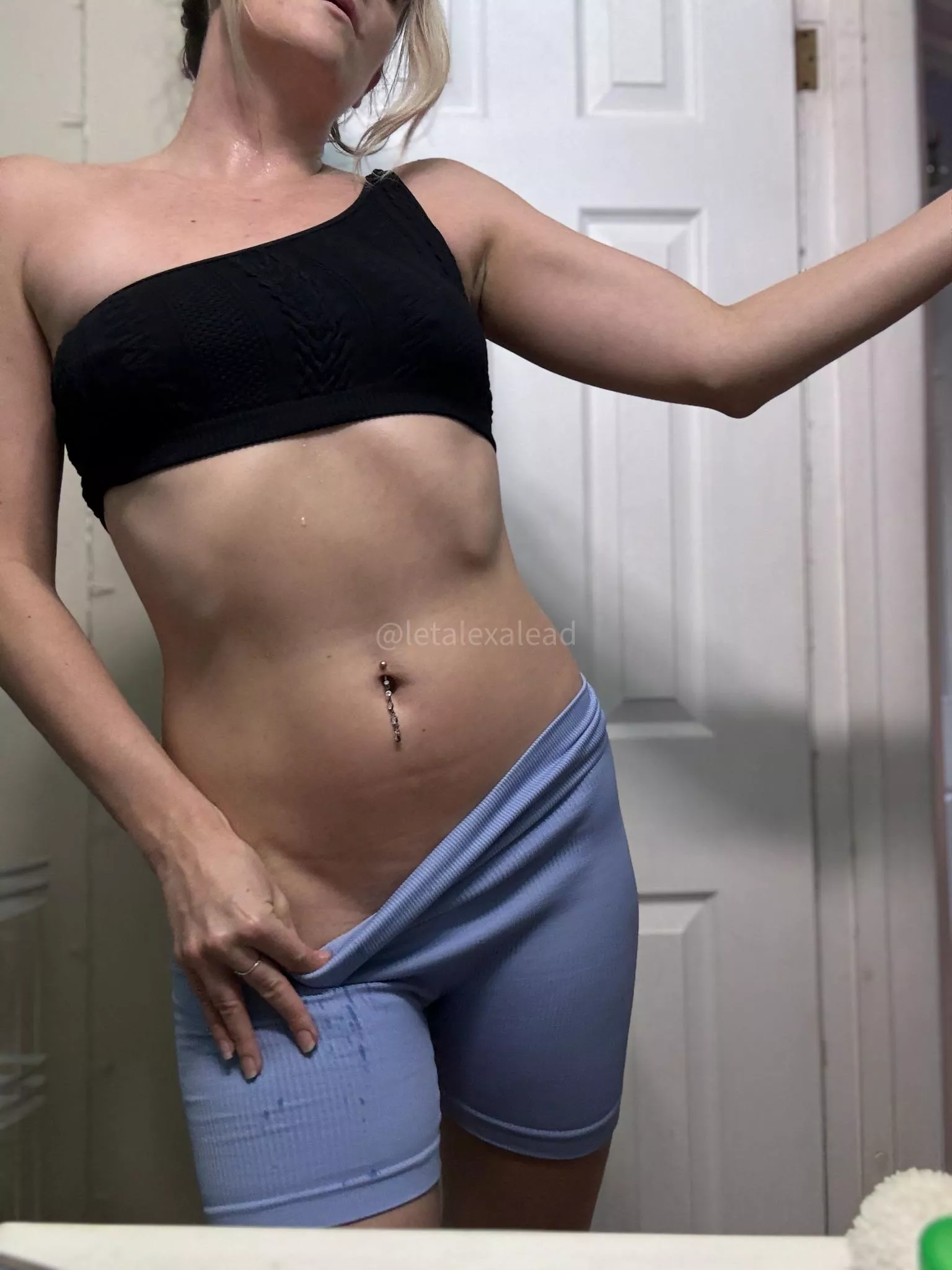 You can lick up my drops of sweat 