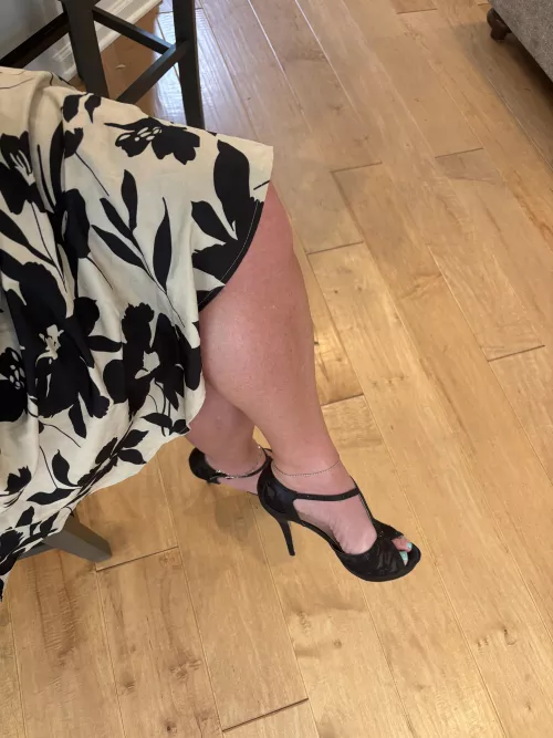 Black t-straps look fabulous with most everything!